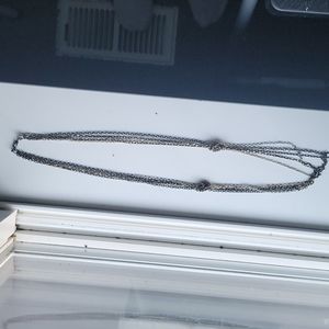 Black and Gold long necklace